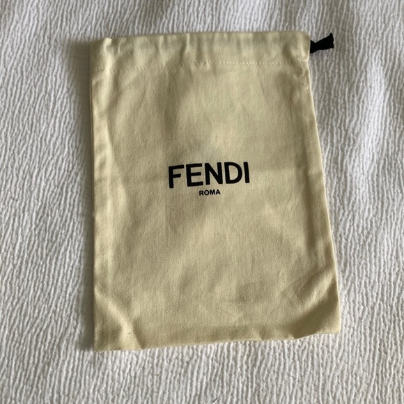 Fendi Beige Dust Bag with Black Logo - Picture 1 of 1